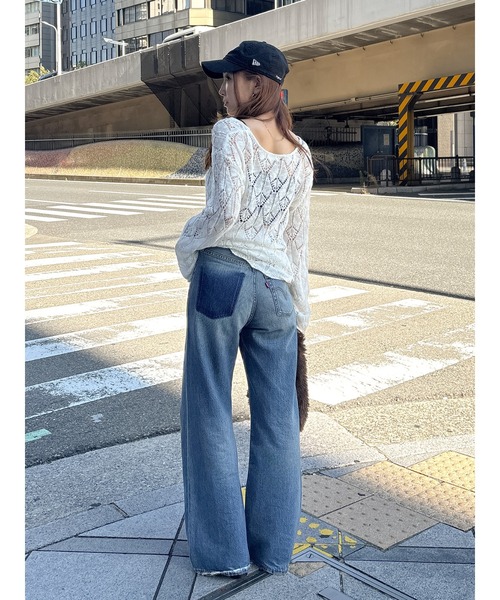 Levi's別注 RIBCAGE WIDE LEGデニム（デニムパンツ）｜Levi's