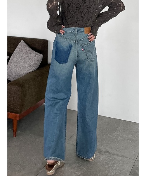 Levi's別注 RIBCAGE WIDE LEGデニム（デニムパンツ）｜Levi's