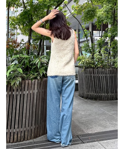 室内試着のみ（タグあり）Levi's別注 RIBCAGE WIDE LEGデニム Levi's別注 RIBCAGE WIDE LEGデニム（デニムパンツ）｜Levi's