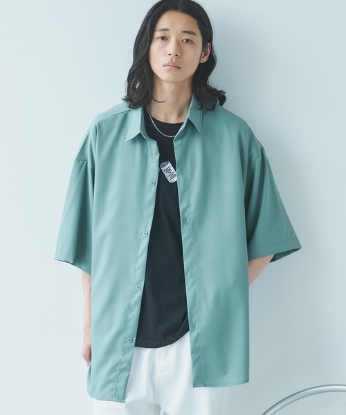 サイドボタンデザインシャツ CREARE -LINO- シャツ サイドボタンシャツ メンズ : ZOZOTOWN