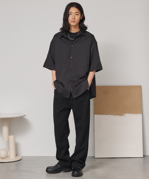 SEN TOKYO（セントーキョー）の「サイドボタンボックスシルエットシャツ（シャツ/ブラウス・メンズ・ライトブルー/ライトグリーン/ホワイト/ブラック・XL/L/M）」の22枚目の写真