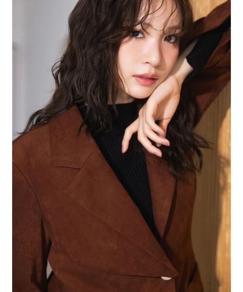 MERCURYDUO（マーキュリーデュオ）の「【セットアップ着用可】フィットアンドフレアジャケット（テーラードジャケット・レディース・ブラウン/キャメル/チャコールグレー/ブラック・SMALL/MEDIUM）」の13枚目の写真
