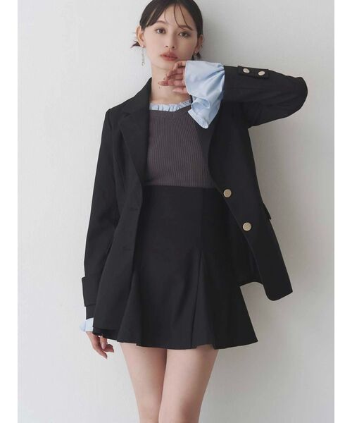 MERCURYDUO（マーキュリーデュオ）の「【セットアップ着用可】フィットアンドフレアジャケット（テーラードジャケット・レディース・ブラウン/キャメル/チャコールグレー/ブラック・SMALL/MEDIUM）」の18枚目の写真