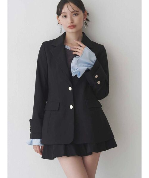 MERCURYDUO（マーキュリーデュオ）の「【セットアップ着用可】フィットアンドフレアジャケット（テーラードジャケット・レディース・ブラウン/キャメル/チャコールグレー/ブラック・SMALL/MEDIUM）」の21枚目の写真