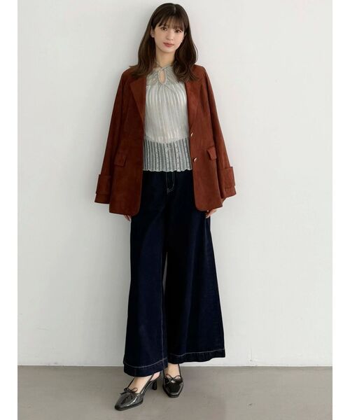 MERCURYDUO フィットアンドフレアジャケット フィットアンドフレアジャケット（テーラードジャケット