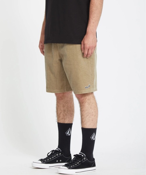 VOLCOM(ボルコム)の「【VOLCOM/ボルコム】Outer Spaced Elastic Waist Shorts/ウエストゴムコーデュロイショートパンツ(その他パンツ・メンズ・ブラック/ベージュ系その他・LARGE/X-LARGE/MEDIUM)」の2枚目の写真