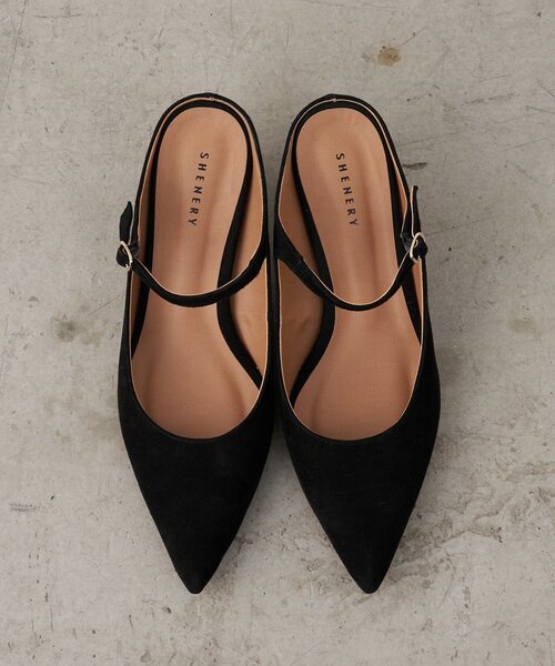 SHENERY（シーナリー）の「ストラップヒールパンプス（パンプス・レディース・ブラック/ブラウン・36/37/38）」の3枚目の写真