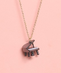 gargle（ガーグル）の「gargle ガーグル：MUSICシリーズ　ミニチュア楽器１　ピアノ　バイオリン　ドラム　ネックレス（ネックレス・キッズ）」