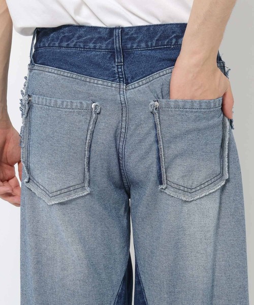 HARE（ハレ）の「3Dサイコウチクデニムパンツ(HARE)（デニムパンツ・メンズ・ブラック/ブルー/レッド・SMALL/MEDIUM）」の19枚目の写真