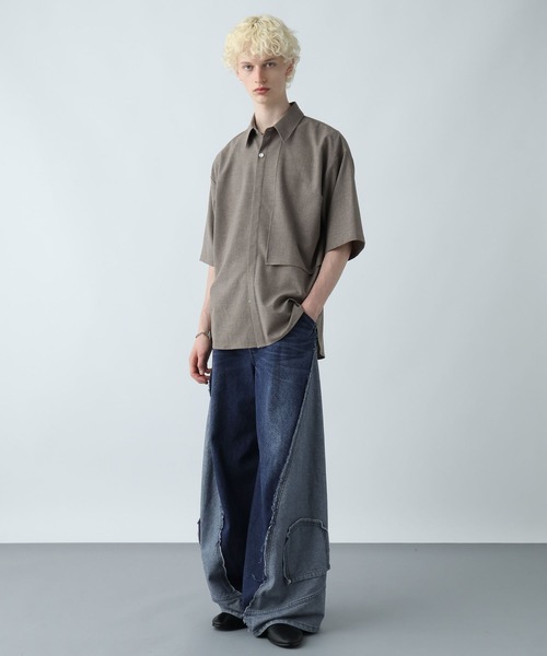 HARE（ハレ）の「3Dサイコウチクデニムパンツ(HARE)（デニムパンツ・メンズ・ブラック/ブルー/レッド・SMALL/MEDIUM）」の8枚目の写真