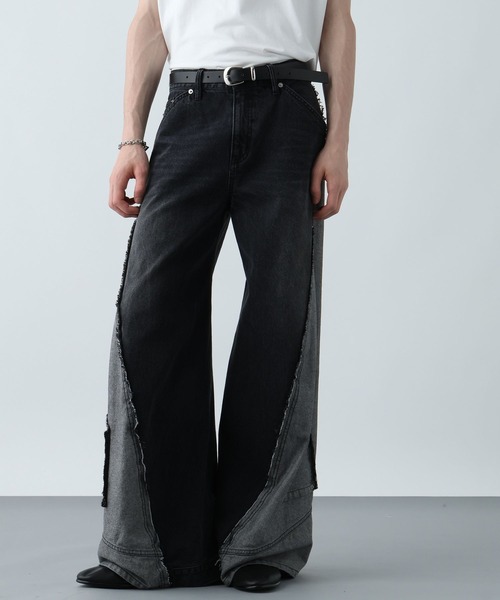 HARE（ハレ）の「3Dサイコウチクデニムパンツ(HARE)（デニムパンツ・メンズ・ブラック/ブルー/レッド・SMALL/MEDIUM）」の10枚目の写真