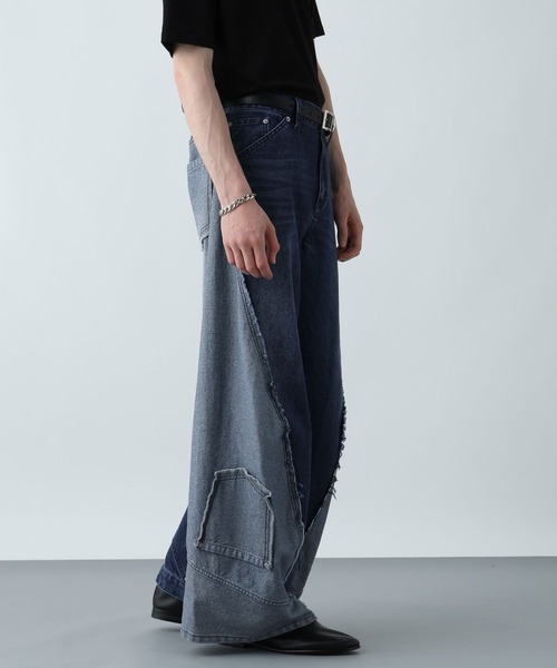 HARE（ハレ）の「3Dサイコウチクデニムパンツ(HARE)（デニムパンツ・メンズ・ブラック/ブルー/レッド・SMALL/MEDIUM）」の14枚目の写真