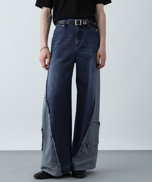 [即完品] HARE サイコウチクデニムパンツ 3Dサイコウチクデニムパンツ(HARE)（デニムパンツ）｜HARE（ハレ