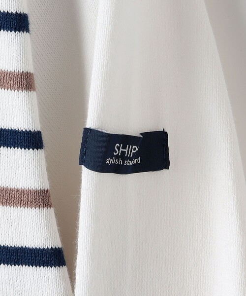 SHIPS(シップス)の「SHIPS KIDS:140~160cm/クレイジー ボーダー ロングスリーブ Tシャツ(Tシャツ/カットソー・キッズ・オフホワイト/ネイビー・160/150/140)」の6枚目の写真