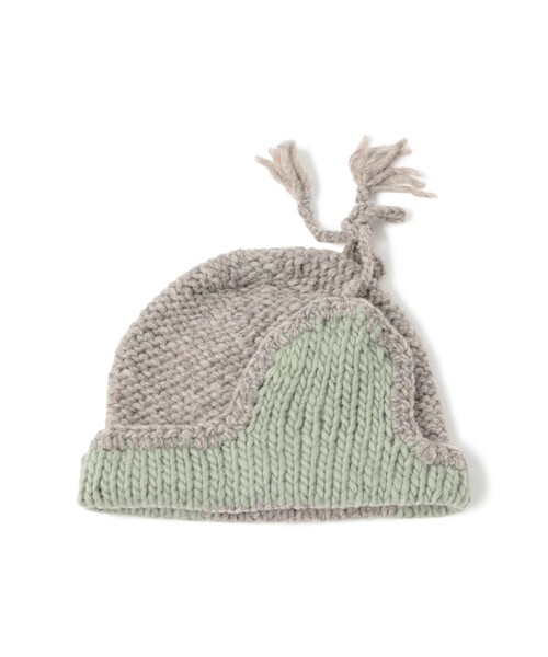 BEAMS BOY（ビームスボーイ）の「【1/15値下げ】2トーン イヤー キャップ（ニットキャップ/ビーニー・レディース・ブラック/グレー/ブラウン・ONE SIZE）」の8枚目の写真