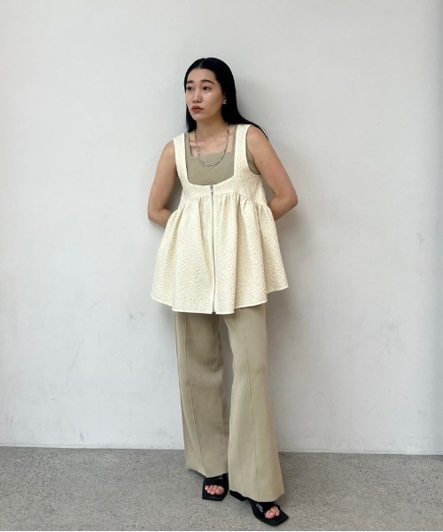 WAVE TANK KNIT SETUP（つなぎ/オールインワン）｜Ameri（アメリ）の