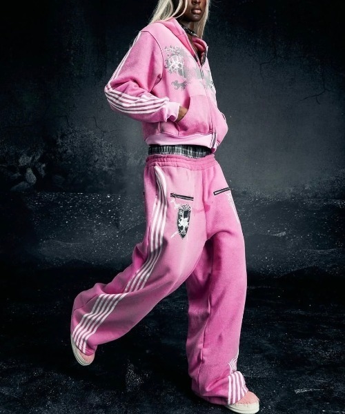 COZY WORLDWIDE パンツ　パーカー sサイズ　ピンク COZY WORLDWIDE パンツパーカー sサイズピンク