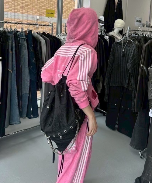 COZY WORLDWIDE(コージーワールドワイド)の「【Cozy world Wide】ROYAL KNIGHT CLUB WAXED - HOODZIP / 【コージーワールドワイド】ロイヤルナイトプリントラインジップパーカー(パーカー・メンズ・ピンク・M)」の5枚目の写真