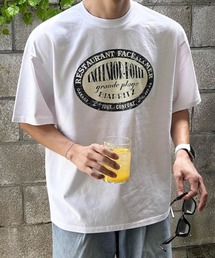 NOWLE（ノウル）の「【NOWLE】ヴィンテージライク レストラン ロゴプリント 半袖 Tシャツ（Tシャツ/カットソー・メンズ）」