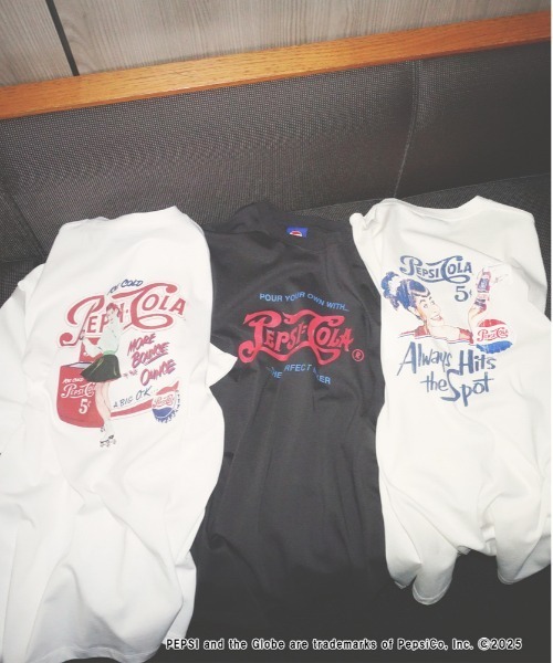 Right-on(ライトオン)の「【店頭で人気】【PEPSI】グラフィックプリントTシャツ(Tシャツ/カットソー・メンズ・キナリ/ダークグレー/ホワイト・M/L/XL)」の17枚目の写真