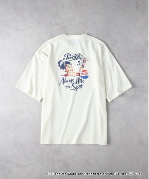 Right-on(ライトオン)の「【店頭で人気】【PEPSI】グラフィックプリントTシャツ(Tシャツ/カットソー・メンズ・キナリ/ダークグレー/ホワイト・M/L/XL)」の14枚目の写真