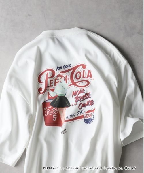 Right-on(ライトオン)の「【店頭で人気】【PEPSI】グラフィックプリントTシャツ(Tシャツ/カットソー・メンズ・キナリ/ダークグレー/ホワイト・M/L/XL)」の11枚目の写真