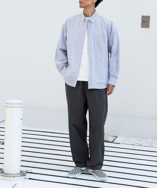 URBAN RESEARCH Sonny Label（アーバンリサーチサニーレーベル）の「ベーシックワイドイージーチノパンツ（その他パンツ・メンズ・ベージュ/ネイビー/ブラック/チャコールグレー・SMALL/MEDIUM/LARGE）」の12枚目の写真