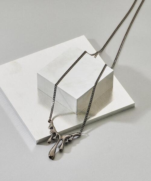 tk.TAKEO KIKUCHI（ティーケータケオキクチ）の「MELTネックレス（ネックレス・メンズ・シルバー系その他/シルバー・00）」の2枚目の写真