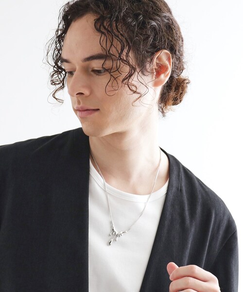 tk.TAKEO KIKUCHI（ティーケータケオキクチ）の「MELTネックレス（ネックレス・メンズ・シルバー系その他/シルバー・00）」の5枚目の写真