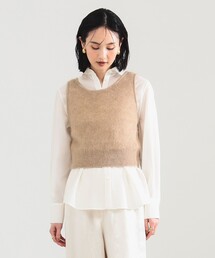 Demi-Luxe BEAMS | モヘヤ ニット ベスト(ベスト)