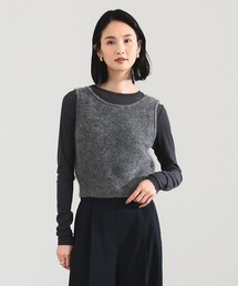 Demi-Luxe BEAMS | モヘヤ ニット ベスト(ベスト)