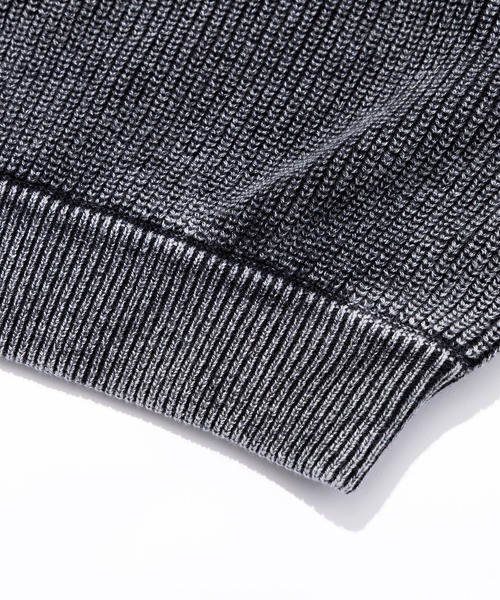 SILAS（サイラス）の「SULFUR DYED CREW NECK KNIT（ニット/セーター・メンズ・ネイビー/ブラック/ブラウン・L/M）」の10枚目の写真