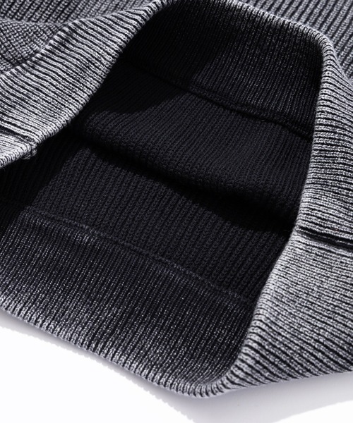 SILAS（サイラス）の「SULFUR DYED CREW NECK KNIT（ニット/セーター・メンズ・ネイビー/ブラック/ブラウン・L/M）」の12枚目の写真