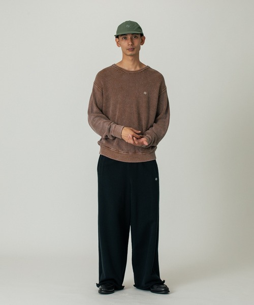 SILAS（サイラス）の「SULFUR DYED CREW NECK KNIT（ニット/セーター・メンズ・ネイビー/ブラック/ブラウン・L/M）」の13枚目の写真