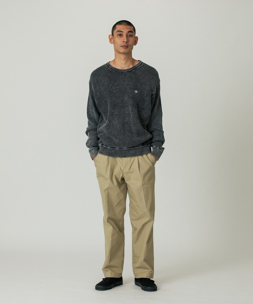 SILAS（サイラス）の「SULFUR DYED CREW NECK KNIT（ニット/セーター・メンズ・ネイビー/ブラック/ブラウン・L/M）」の14枚目の写真