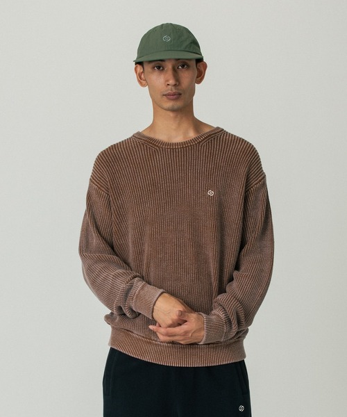SILAS（サイラス）の「SULFUR DYED CREW NECK KNIT（ニット/セーター・メンズ・ネイビー/ブラック/ブラウン・L/M）」の19枚目の写真