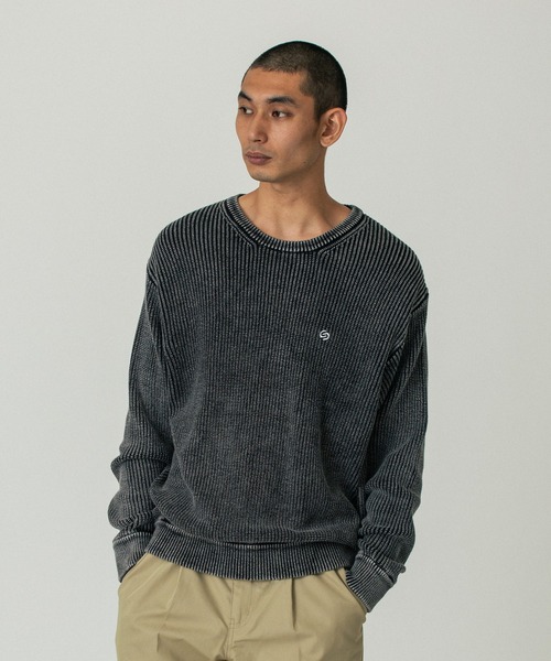 SILAS（サイラス）の「SULFUR DYED CREW NECK KNIT（ニット/セーター・メンズ・ネイビー/ブラック/ブラウン・L/M）」の17枚目の写真
