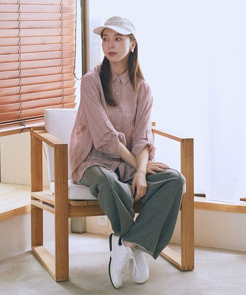 earth music&ecology(アースミュージックアンドエコロジー)の「ダメージロゴキャップ(ニットキャップ/ビーニー・レディース・チャコールグレー/アイボリー/レッド・FREE)」の20枚目の写真
