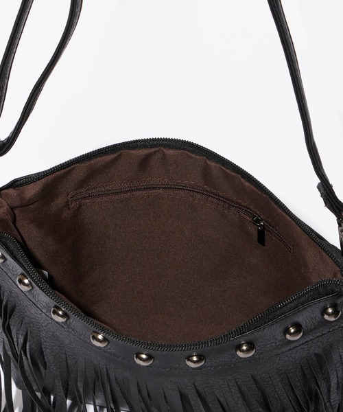 ROOPTOKYO(ループトウキョウ)の「Fringe Studs Mini Bag / フリンジスタッズミニバッグ(ショルダーバッグ・レディース・ブラック/ブラウン/ホワイト・FREE)」の22枚目の写真