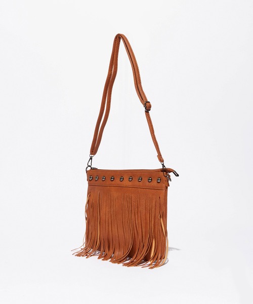 ROOPTOKYO(ループトウキョウ)の「Fringe Studs Mini Bag / フリンジスタッズミニバッグ(ショルダーバッグ・レディース・ブラック/ブラウン/ホワイト・FREE)」の11枚目の写真