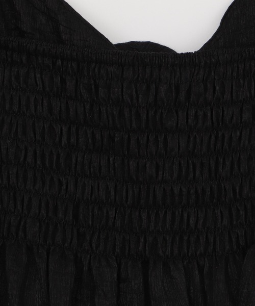 dispark（ディスパーク）の「DISPARK/フロントローズサイドテールキャミ（キャミソール・レディース・ブラック/ベージュ・FREE）」の11枚目の写真