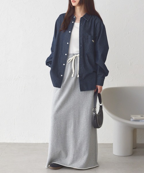 Malbon ロゴトップス ミントカラーが爽やか✨ラウンド映え⭐SMLあり PENNEYS/ペニーズ 別注 THE FOX ロゴ ワンポイントワッペン刺繍