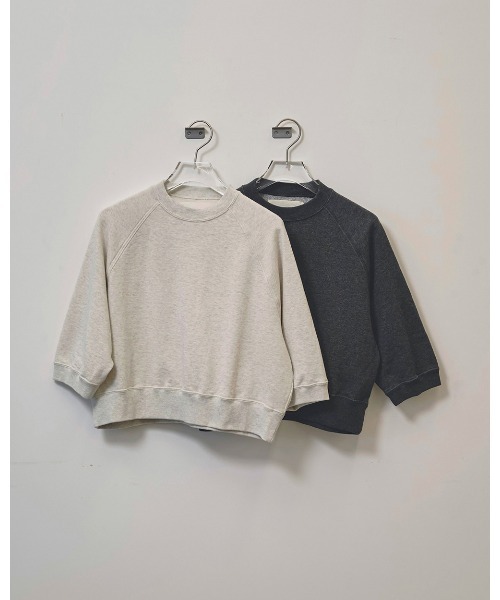 TODAYFUL チャコールグレー スウェットプルオーバー Fサイズ Halfsleeve Sweat Pullover（スウェット）｜TODAYFUL（トゥデイ