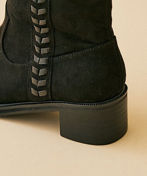 Remind me and forever（リマインドミーアンドフォーエバー）の「【2025AW】サイドステッチロングブーツ（ブーツ・レディース・ダークブラウン/ブラック・X-LARGE/LARGE/MEDIUM/SMALL）」の21枚目の写真