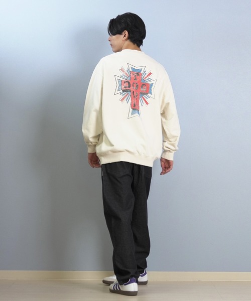 DOGTOWN(ドッグタウン)の「DOGTOWN/ドッグタウン トレーナー/スウェット バックプリント 254DT1TR011(スウェット・メンズ・アイボリー/ブラック・M/L/XL)」の10枚目の写真