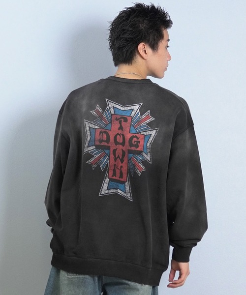 DOGTOWN(ドッグタウン)の「DOGTOWN/ドッグタウン トレーナー/スウェット バックプリント 254DT1TR011(スウェット・メンズ・アイボリー/ブラック・M/L/XL)」の14枚目の写真