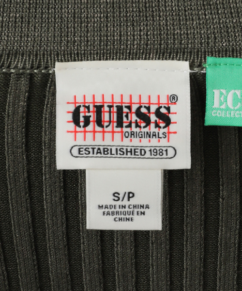 Guess（ゲス）の「GUESS/ゲス GO SHIRRED TIE CARDIGAN（ニット/セーター・レディース・チャコールグレー・SMALL）」の18枚目の写真