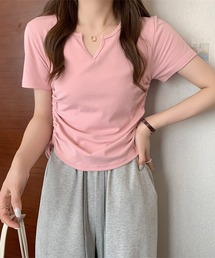blackdia ocean サイドシャーリング Vカット半袖