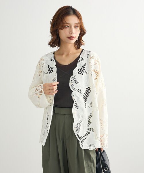 Sugar spoon（シュガースプーン）の「・SUGAR SPOON シアー切替タンクトップⅡ（タンクトップ・レディース・ブラック/オフホワイト/チャコールグレー/ライトグレー・FREE）」の10枚目の写真