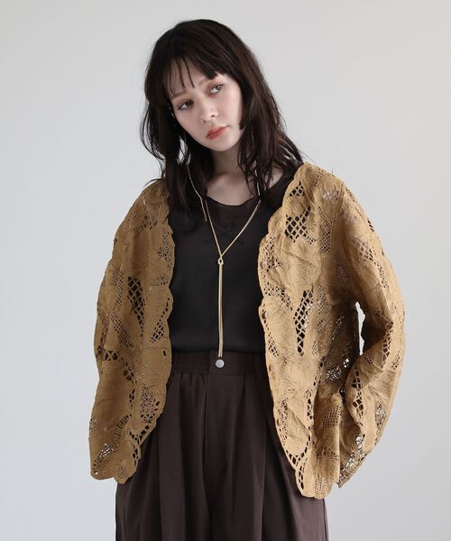 Sugar spoon（シュガースプーン）の「・SUGAR SPOON シアー切替タンクトップⅡ（タンクトップ・レディース・ブラック/オフホワイト/チャコールグレー/ライトグレー・FREE）」の15枚目の写真